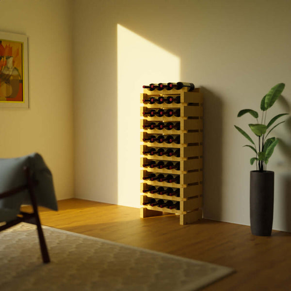 40 Bottle Modular Wine Rack Kit - Stylish Wine Storage - Wine Stash