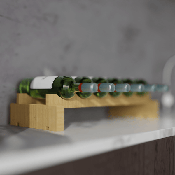 6 Bottle Modular Wine Rack - Wine Stash, LLC