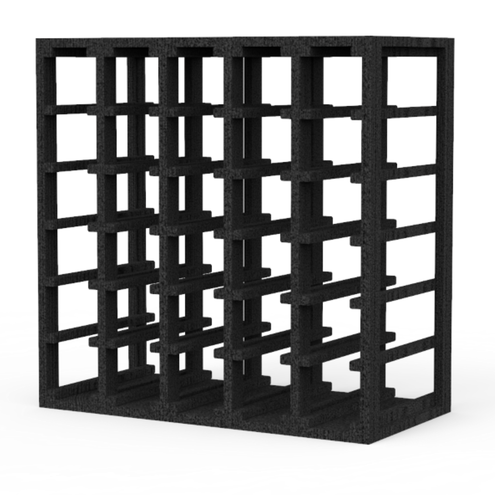 Lattice Cube - Natural Finish