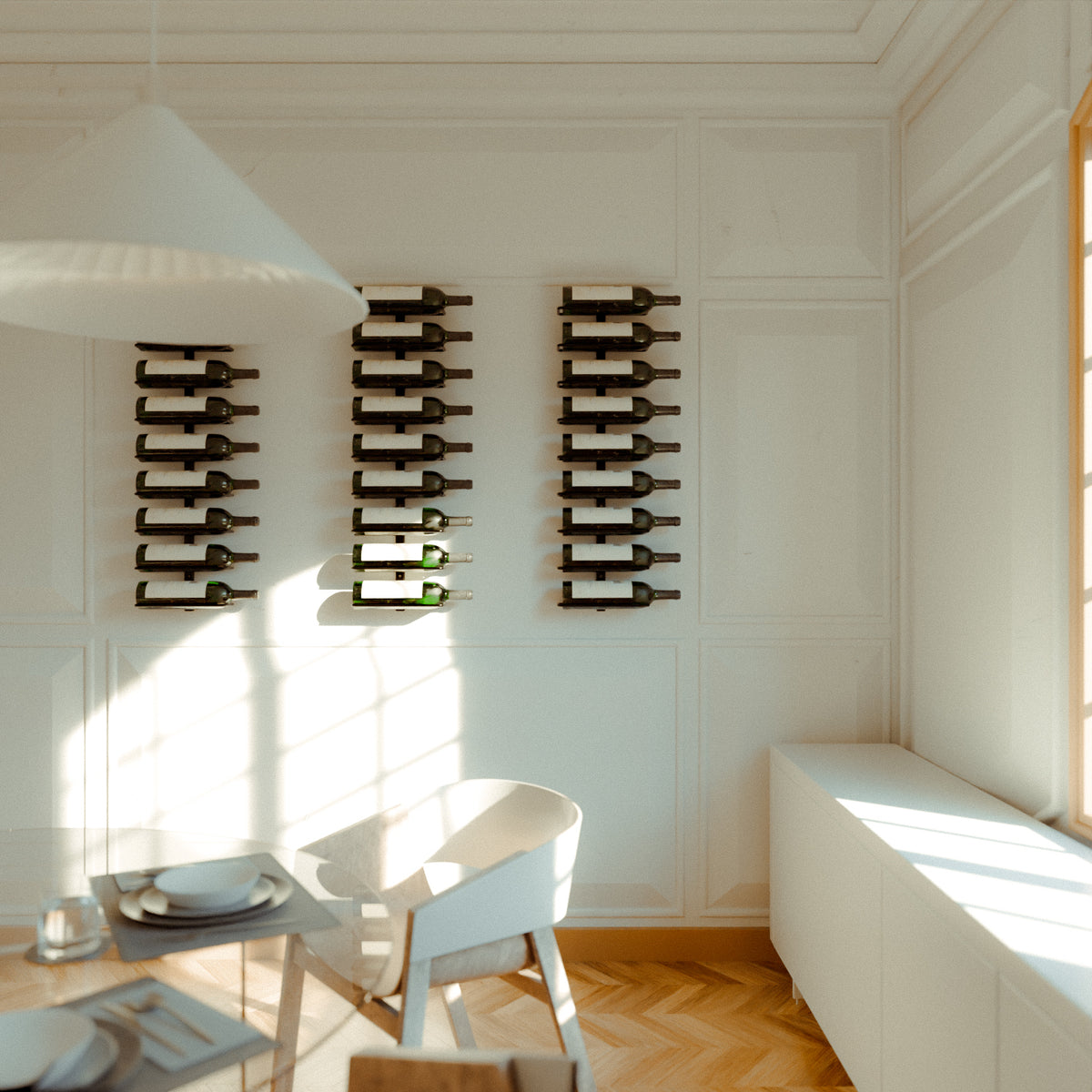 Wall Mounted Wine Rack - Style 2
