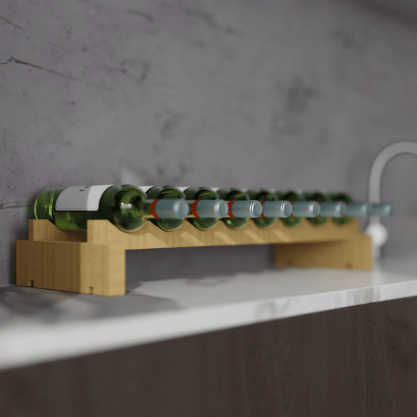 8 Bottle Modular Wine Rack - Wine Stash, LLC