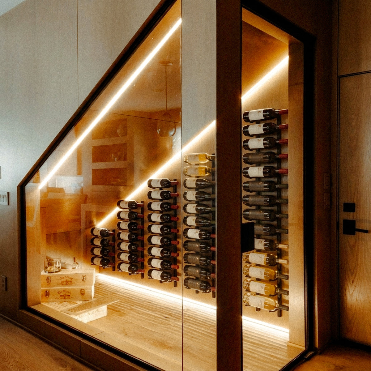 Wall Mounted Wine Rack - Wine Stash