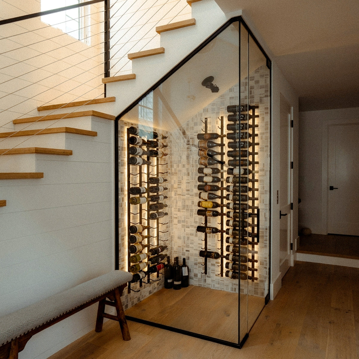 Wall Mounted Wine Rack - Wine Stash