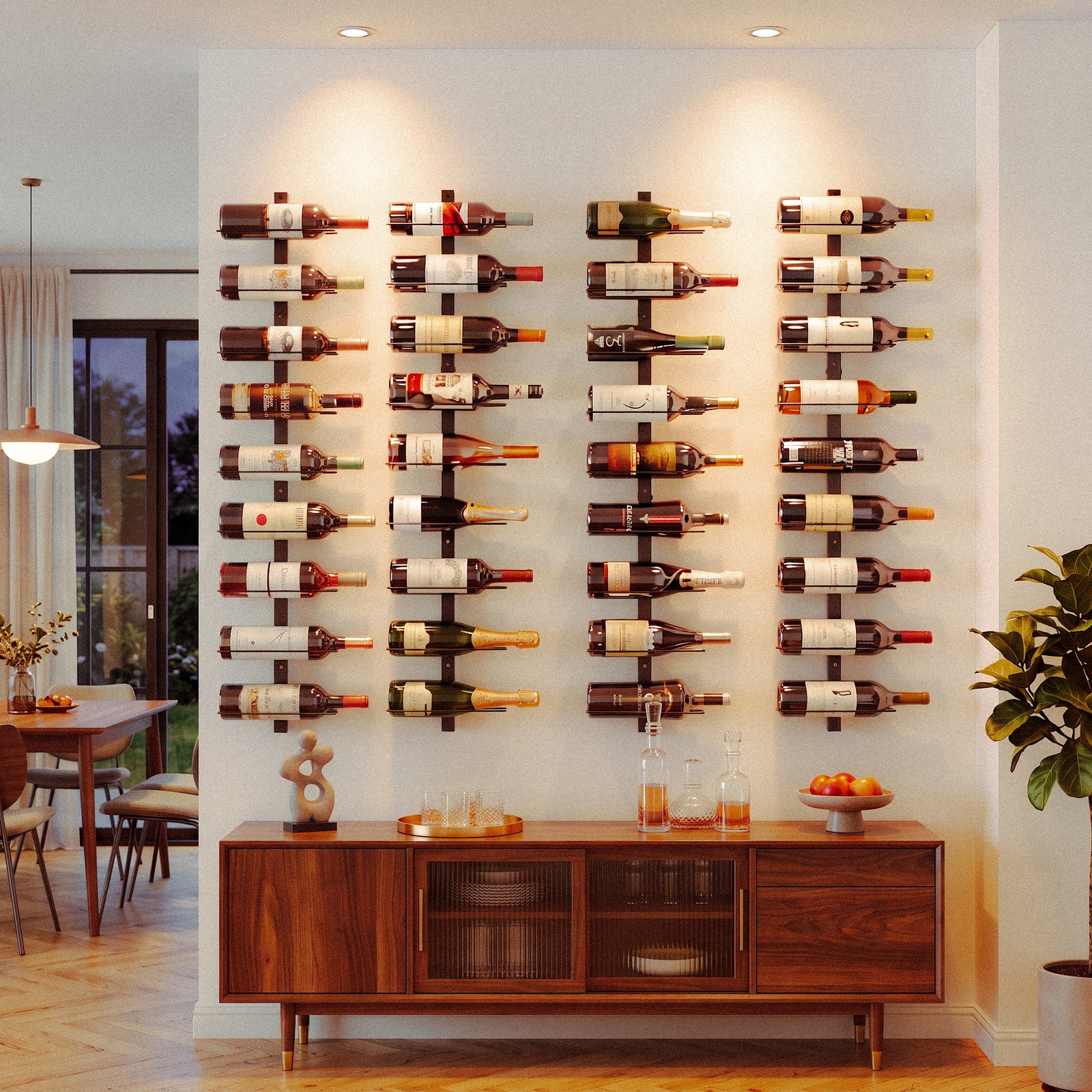 Wall Mounted Wine Rack - Style 2 - Wine Stash