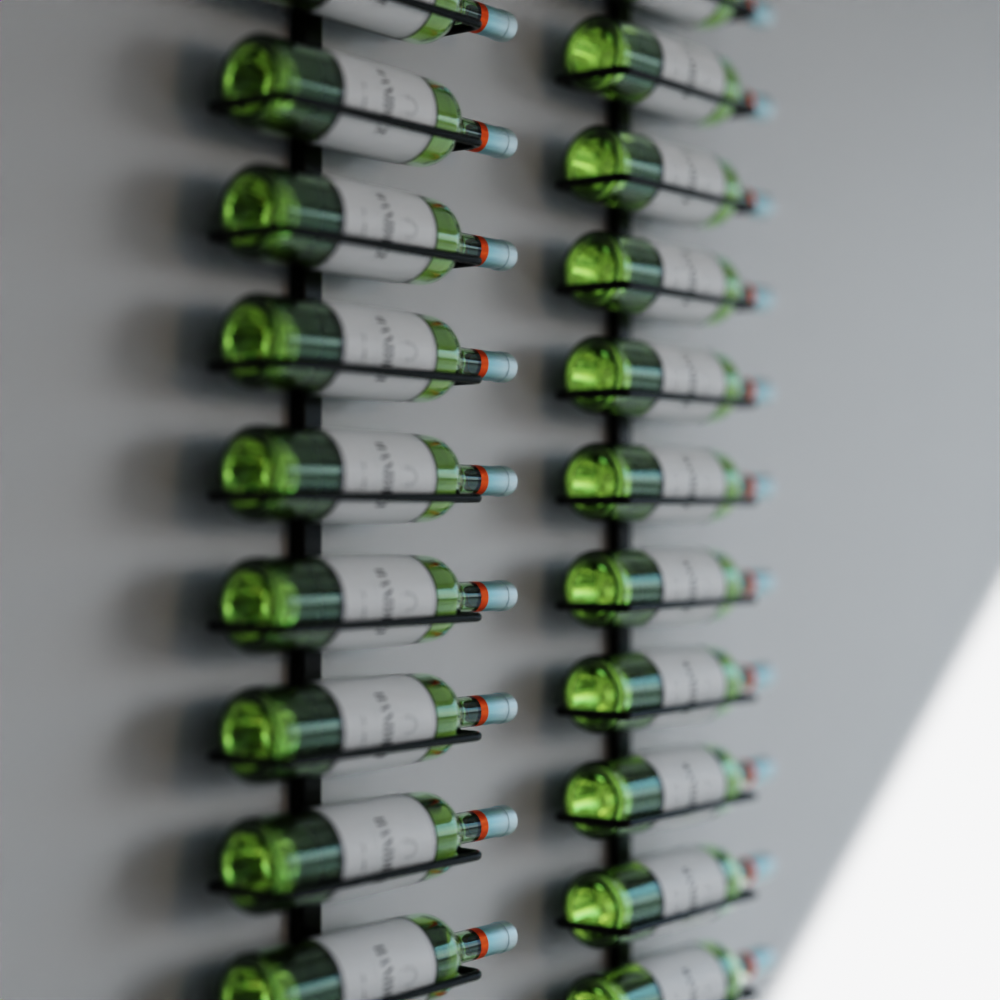Wall Mounted Wine Rack - Style 2