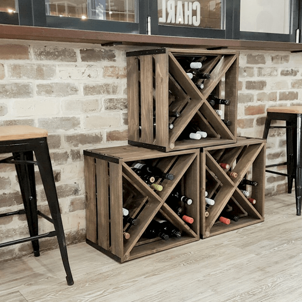 Wine rack box sale