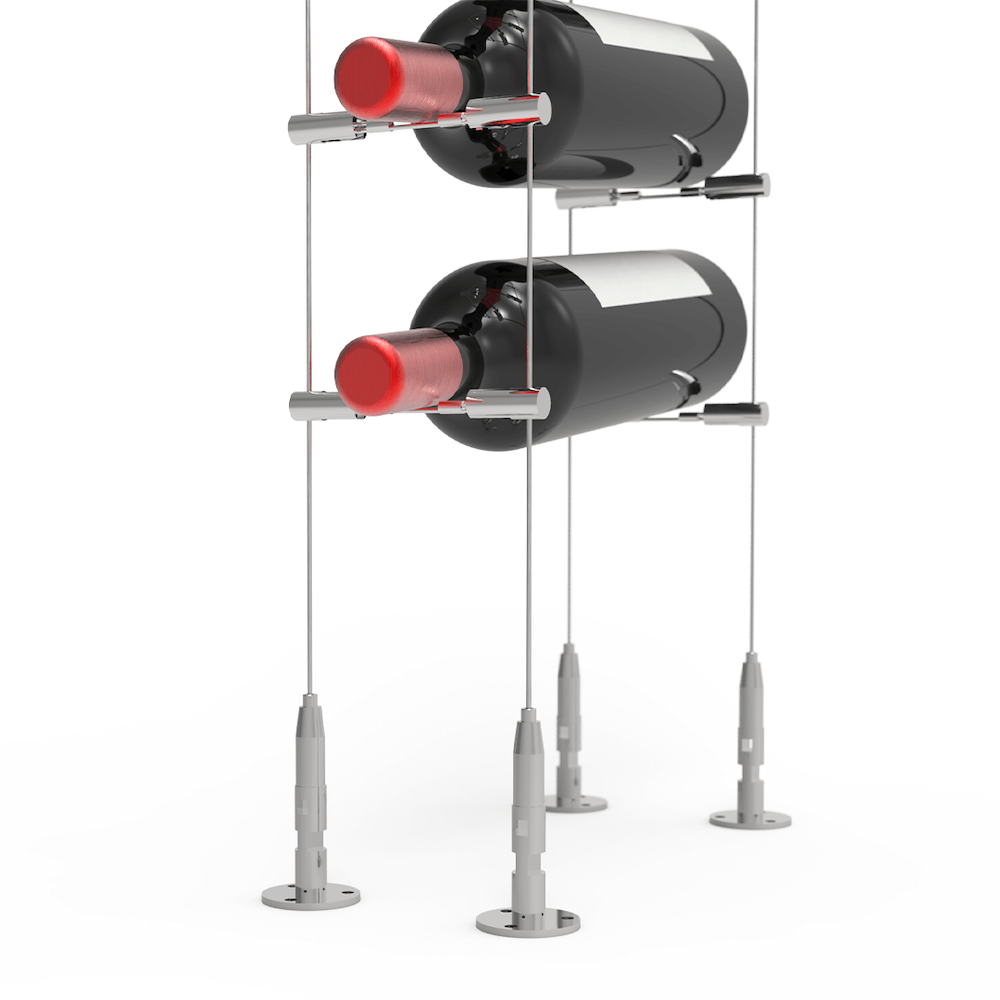 Stainless steel bottle discount rack
