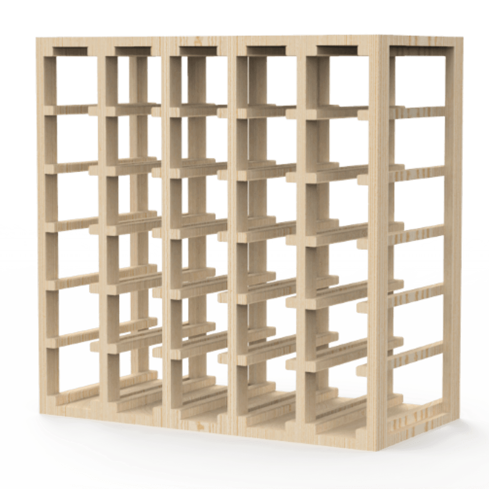 Lattice Cube - Natural Finish